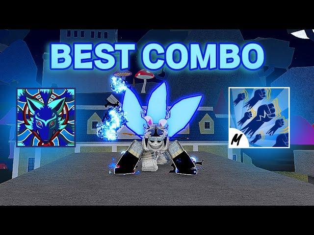 *BEST* and *EASIEST* Kitsune Combo! | Blox Fruits