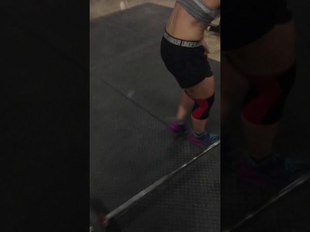 CrossFit liftoff clean and jerk