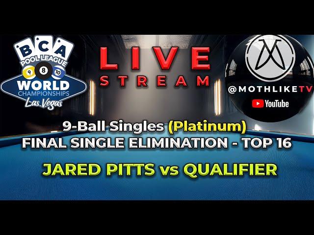 Jared Pitts v Jomax Garcia Antongiorgi: 9-Ball Singles Platinum : Final Single Elimination : Last 16