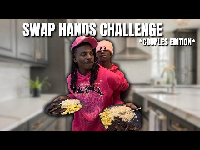 FIRST TIME COOKING WITH MY CRUSH WE SWAPPED HANDS AND COOKED... * NEVER AGAIN  *