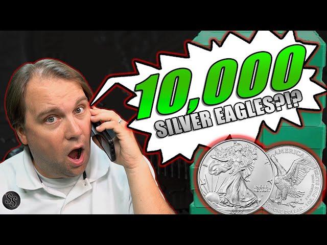 I Tried to Sell 10,000 Silver Eagles to Coin Shops... SHOCKING Results!