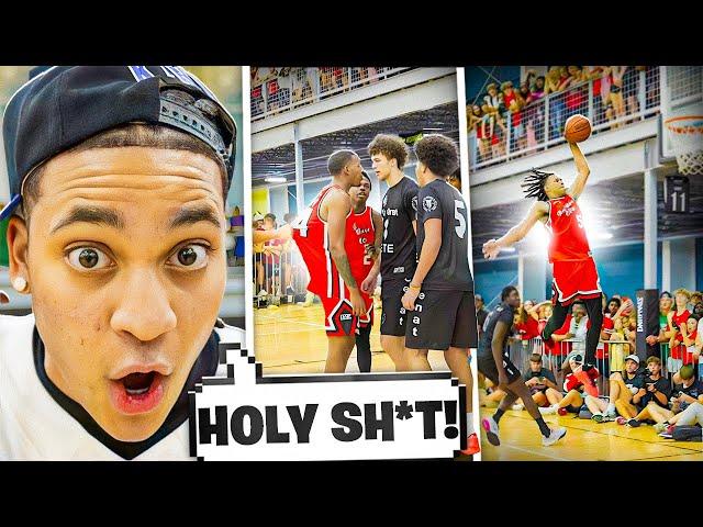 WE PLAYED KAI CENATS AAU TEAM & THINGS GOT HEATED!