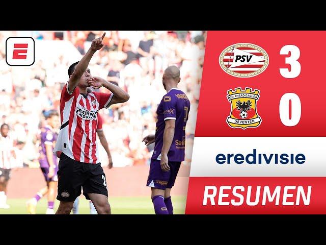 CHUCKY LOZANO anotó en la goleada del PSV por 3-0 al GO AHEAD EAGLES. Líderes totales | Eredivisie