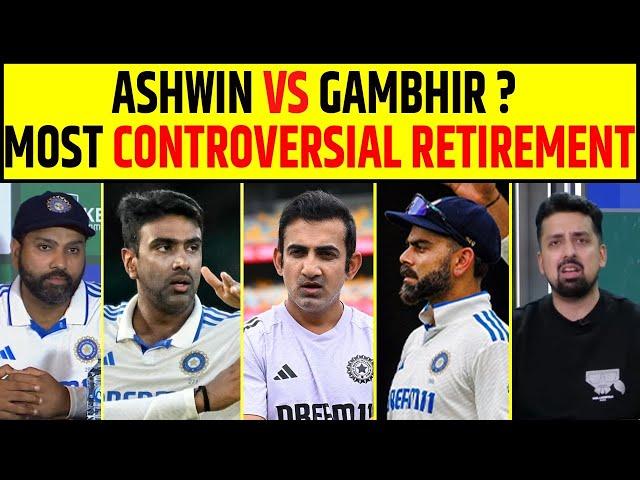 RAVICHANDRAN ASHWIN VS GAUTAM GAMBHIR? MOST CONTROVERSIAL RETIREMENT #ashwin #gautamgambhir