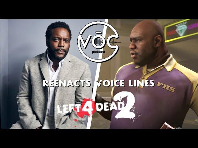 Coach Actor talks about LEFT 4 DEAD 2 + re-enacts voice lines (Chad L. Coleman)