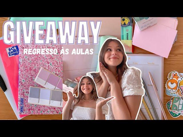 GIVEAWAY REGRESSO ÀS AULAS 2021 | Marta Catela