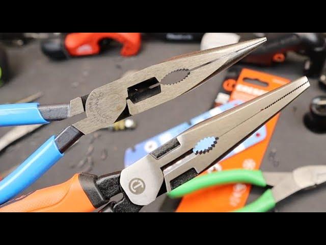 Features I don't get. Channellock vs Crescent: Long Nose Pliers. Hmm. They are just different.