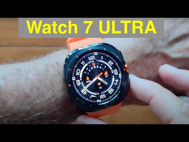 Vwar Watch 7 ULTRA "Galaxy Watch Ultra Shaped" AMOLED Always-On Compass Smartwatch: Unbox & 1st Look