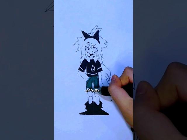 Drawing Oliver from Fundamental Paper Education  [2nd] #shorts #youtubeshorts #short #drawing #fyp