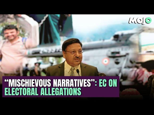 "Market of lies.." CEC Rajiv Kumar Responds To Allegations Made Against Election Commission