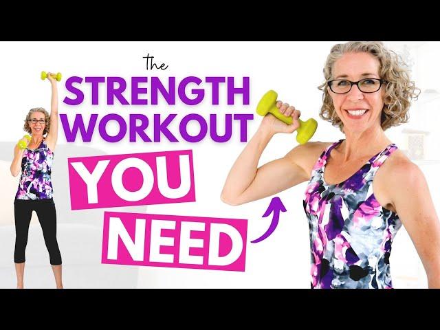 SIMPLE, Essential Strength Training Workout for Women over 50  Pahla B Fitness