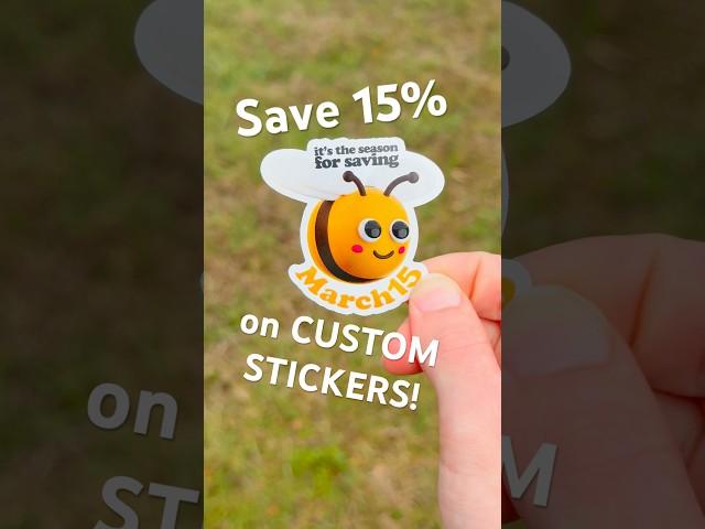 Stickers for Spring  DISCOUNT for business owners & artists in 2025  #stickers