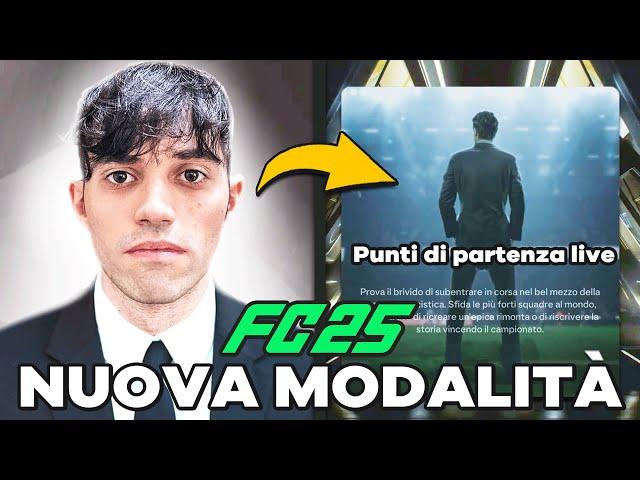 LA NUOVA MODALITÀ DELLA CARRIERA ALLENATORE DI FC25!