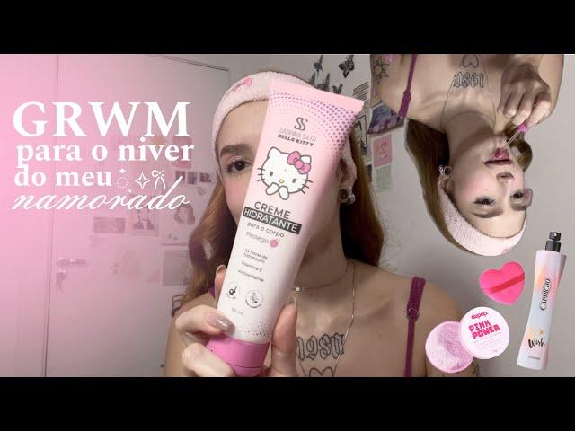 GRWM  maquiagem simples para o niver do meu namorado