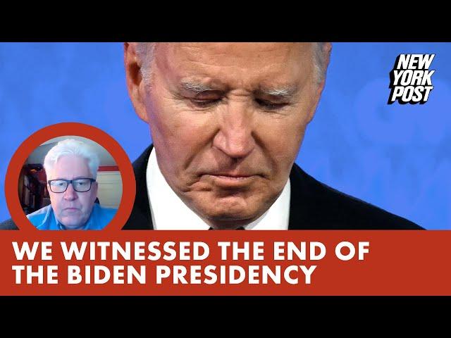 We just witnessed the end of Joe Biden’s presidency