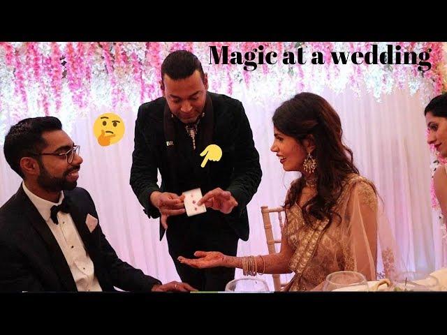 Magic at a wedding