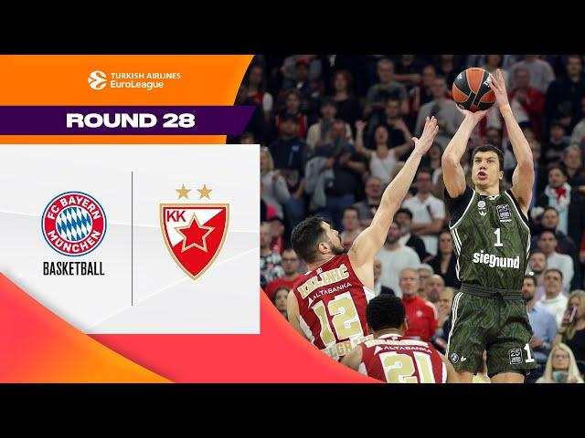 DEFENSE Sets the TONE at Home | Bayern - Crvena Zvezda | BASKETBALL HIGHLIGHTS R28 2024-25