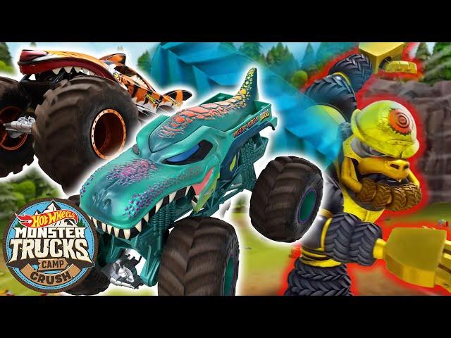 Exciting Challenges Await the Hot Wheels Monster Trucks!  | Hot Wheels