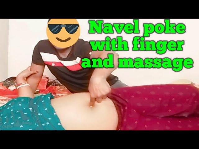@SUBIK20 vlog Navel poke with finger //navel poke funny  challenge