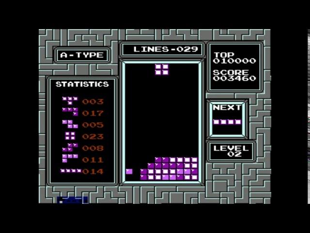 Local TAS Obliterates NES Tetris With No Rotations