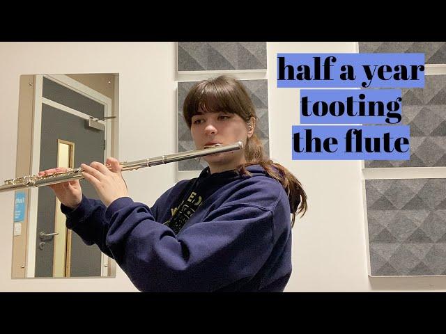 6 months flute progress  adult beginner