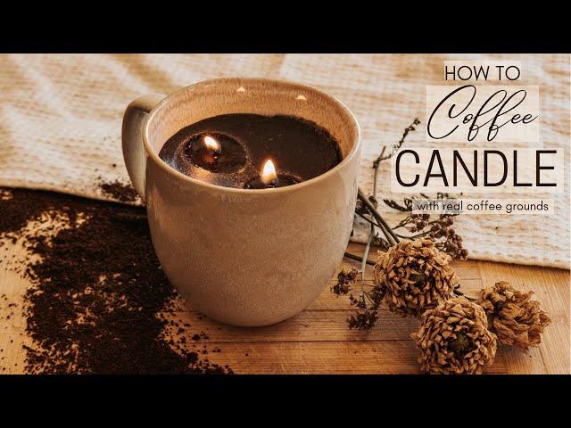 How to make a DIY Coffee Candle