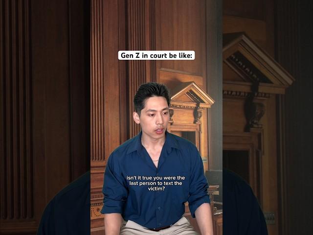 Gen Z in court be like  #shorts #comedy #genz #relatable