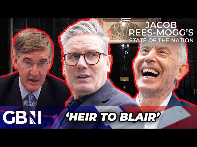 Mogg SLAMS 'heir to Blair' Starmer over £50 BILLION tax RISES as Blair accused of PUPPETEERING