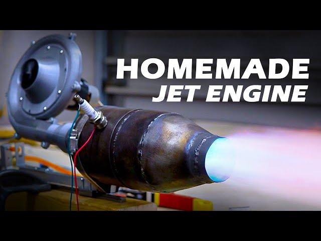 I Built a Homemade Electric Jet Engine from Scratch!