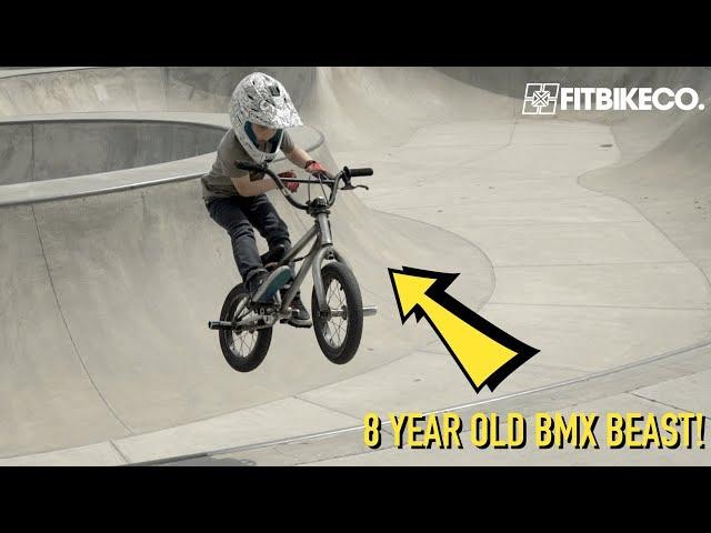 Five Tricks with 8-year-old BMX Rider Caiden Cernius