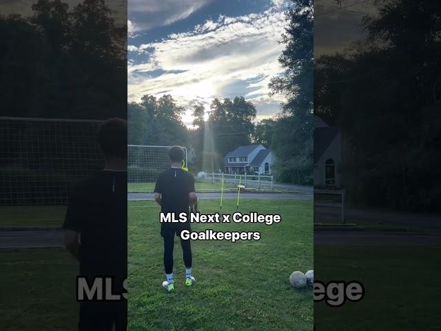 Crosses is a huge part of the game in College ️ #goalkeepers #mlsnext #division1 #goalkeeperdrills