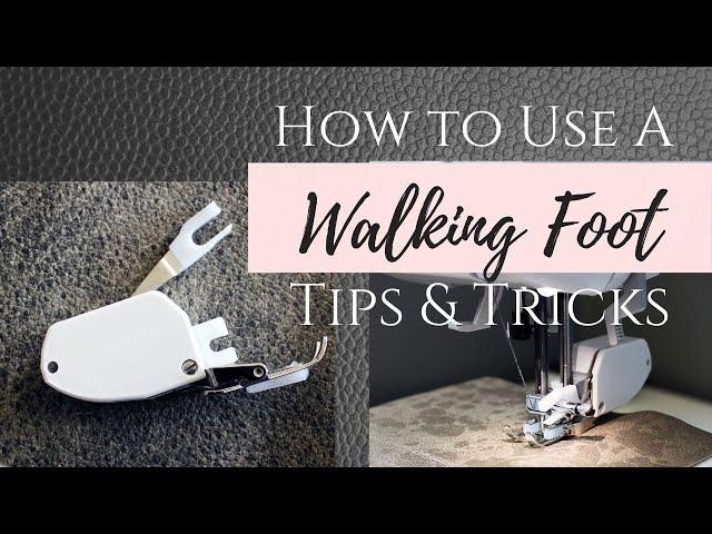 How to Use a Walking Foot Sewing Machine Attachment and How To Install