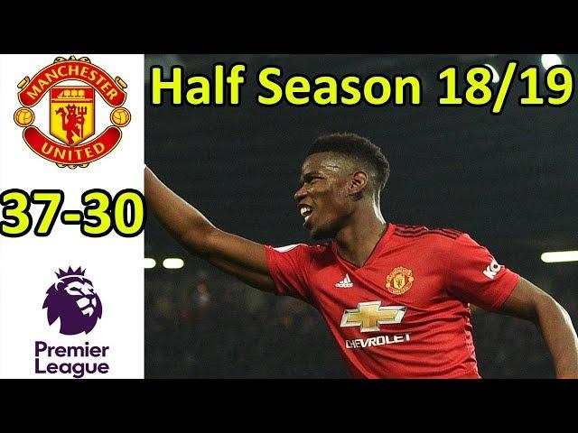 Manchester United Premier League Half Season 2018/2019 All Goals