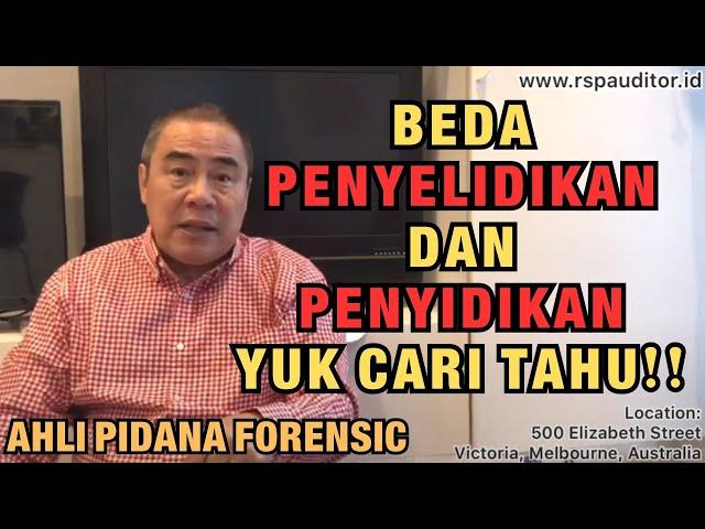 BEDA PENYELIDIKAN DAN PENYIDIKAN, YUK CARI TAHU!