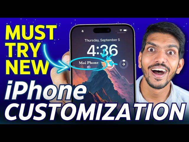 Add Your Name on iPhone Lock Screen - Lock Screen Pe Apna Naam Kaise Likhe? Lockscreen Customization