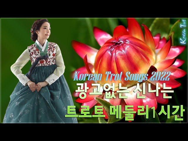 광고없는 신나는 트로트 메들리 1시간  하루 종일 들어도 좋은 노래 30곡모음  Korean Trot Songs 2022