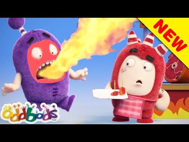 ODDBODS | Best Street Food 02 | Cartoons For Kids