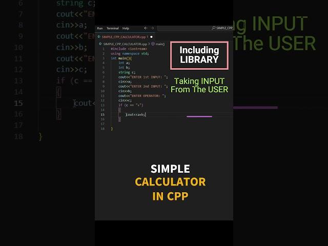 Simple C++ Calculator Program...