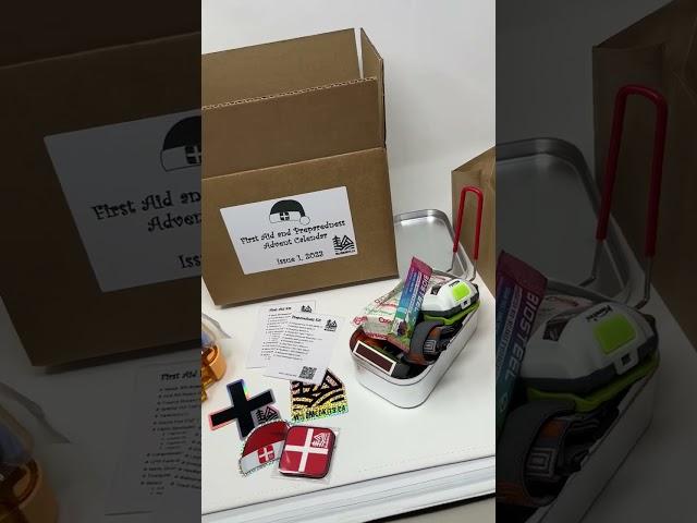 First Aid and Preparedness Advent Calendar Wildmedkits 2023: COMPLETED