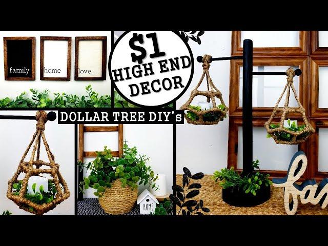 NEW HIGH END DOLLAR TREE DIY HOME DECOR | DOLLAR TREE DIY's