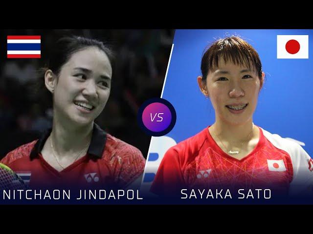 Nitchaon Jindapol(THA) vs Sayaka Sato(JPN) Badminton Match Highlights | Revisit Indonesia Open 2017