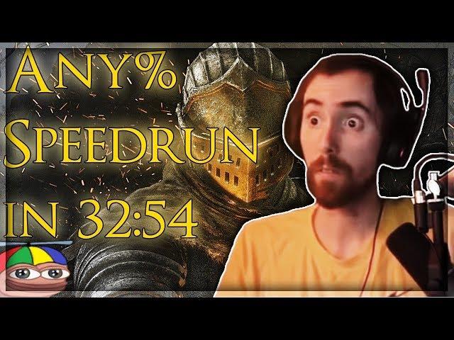 Asmongold Reacts to Dark Souls Remastered Speedrun - Any% in 32:54 IGT (World Record) by Elajjaz