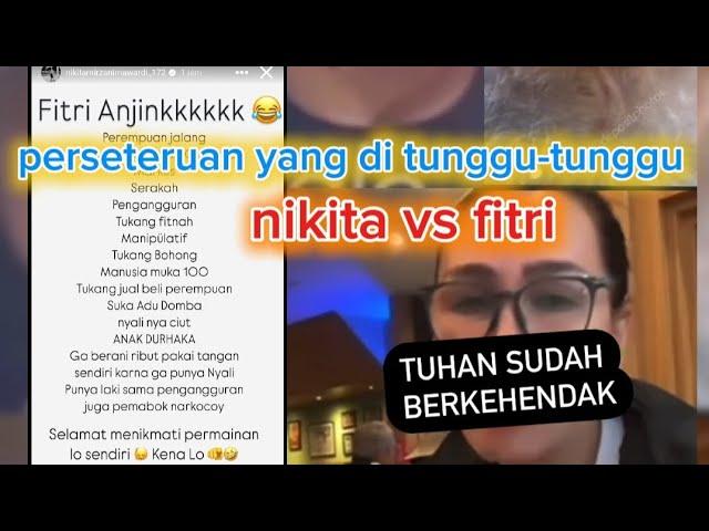 memanas NIKITA MIRZANI VS FITRI SALUTERU