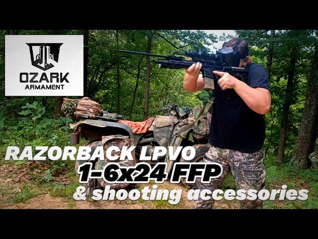 Ozark Armament 1-6x24 RAZORBACK Full review