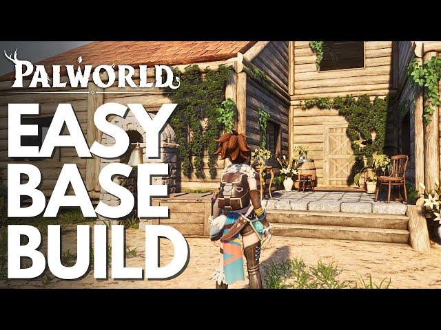 Creating an EASY & AESTHETIC beginner base in Palworld