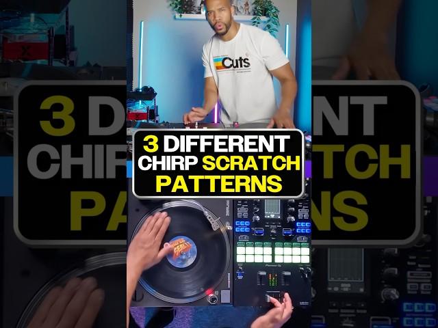 How to Chirp Scratch | 3 Patterns #scratching #dj