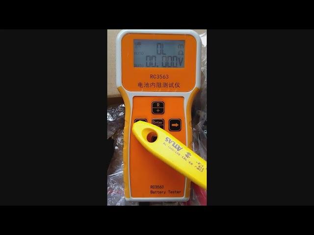 RC3563 - Portable Battery Analyzer - Internal Resistance Tester - Changing the language