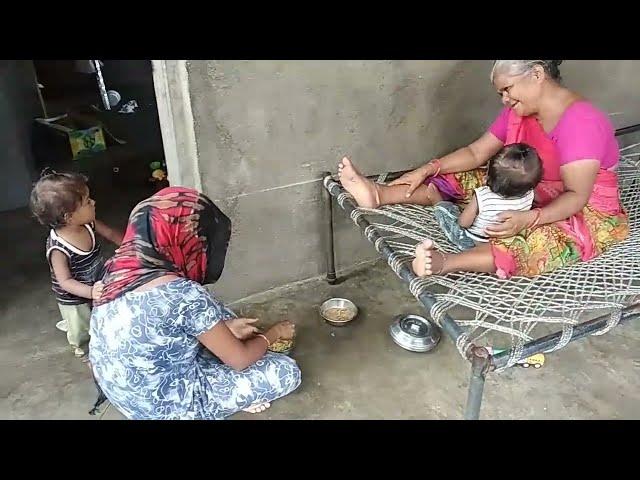 Barish ka mausam || Village life style || Village family || village Rain