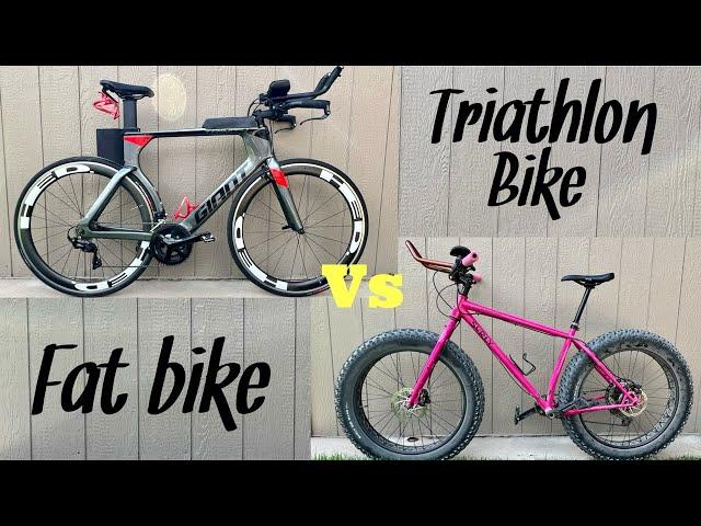 Cycling Extremes | Triathlon VS Fat Bike