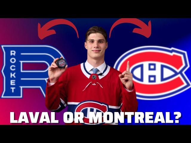 Should Juraj Slafkovsky stay with MTL or get sent down to Laval??